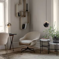 Lampy sufitowe - GUBI Gubi Multi-Lite lampa wisząca 32 cm chrom/czarna - miniaturka - grafika 1