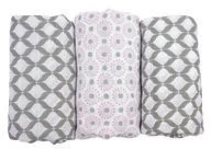 Motherhood Classics, Kocyki muślinowe pre-washed, Beżowy, 85x110 cm, 3 szt. - Koce i narzuty dla dzieci - miniaturka - grafika 2