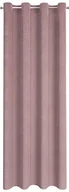 Zasłony - Euro Firany Zasłona Velvet Eliza 140 x 250 Przelotka Pudrowy 1222692 - miniaturka - grafika 1