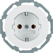 Gniazdka elektryczne - Hager Polo sp. z o.o. R.classic Gniazdo SCHUKO biały połysk 41452089 - miniaturka - grafika 1