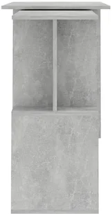 vidaXL vidaXL Biurko narożne, szarość betonu, 200x50x76 cm, płyta wiórowa - Biurka - miniaturka - grafika 6