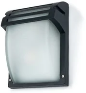 Lampy ogrodowe - SUPERLED LAMPA / OPRAWA ELEWACYJNA LED MURO CZARNA OOSL6746 - miniaturka - grafika 1