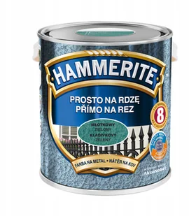 Akzo Nobel Farba do metalu Młotkowy Zielony 2,5 L HAMMERITE - Farby do metalu - miniaturka - grafika 2