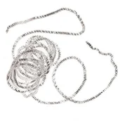 Taśmy klejące - Glorex glorex bouillon posrebrzane 1,5 MM, drut, srebrny, 9.5 x 8.5 x 0.5 cm - miniaturka - grafika 1