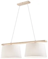 Lampy sufitowe - Lamkur Żyrandol na lince AIDA 2xE27/60W/230V - miniaturka - grafika 1