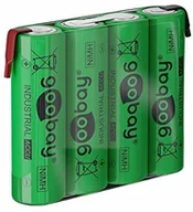 Ładowarki i akumulatory - Goobay 4X AA (Mignon) - 2100 mAh; 4X AA (Mignon) - 2100 mAh, zielona - flaga lutownicza (Z), Niklowo-wodorkowy (NiMH), 4,8 V - miniaturka - grafika 1