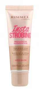 Rimmel Rimmel Insta Strobing Rozświetlacz w Płynie Pink Glow RIM-8584 - Rozświetlacze do twarzy i ciała - miniaturka - grafika 3