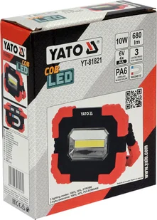 Yato REFLEKTOR DIODOWY PRZENOŚNY 10W COB LED 680LM YT-81821 - Pozostałe oświetlenie - miniaturka - grafika 3