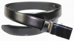 Complex (PL) Wizytowy Pasek Skórzany 30 mm (PL) Pełna Klamra AUTOMAT/ZĄBEK Garnitur CZARNY Zaokrąglony AZ30/KAZ69 - Paski - miniaturka - grafika 3