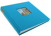 Albumy fotograficzne - Goldbuch GOLDBUCH album na zdjęcia z okienkiem wycięcia, Bella Vista, 25 x 25 cm, 60 białych stron z pergaminowy satynowany-podziału liści, len, turkusowy,,,,, 24893 24 893 - miniaturka - grafika 1