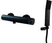 Baterie wannowe i prysznicowe - Paffoni RINGO czarny RIN168DNO - miniaturka - grafika 1