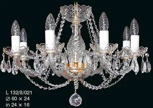 Elita bohemia Żyrandol kryształowy 8-ramienny - Bohemia L 101/8/07 - Lampy sufitowe - miniaturka - grafika 11