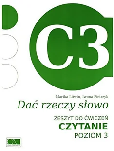 Litwin Marika, Pietrzyk Iwona Dać rzeczy słowo. Czytanie - poziom 3. - mamy na stanie, wyślemy natychmiast - Materiały pomocnicze dla nauczycieli - miniaturka - grafika 2