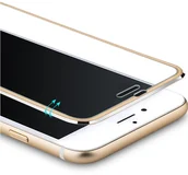 Szkła hartowane na telefon - Mobilari ALUMINIUM SZKŁO HARTOWANE 3D IPHONE 7 M333A011 SREBRNY M333A011 - miniaturka - grafika 1