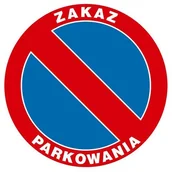 Akcesoria do bram - Znak informacyjny ZAKAZ PARKOWANIA - miniaturka - grafika 1