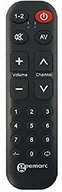 Piloty - Geemarc Telecom S.A Geemarc TV-10 - lernfähige Universalfernbedienung mit großer Schrift und Tasten für bis zu Zwei Geräte - miniaturka - grafika 1