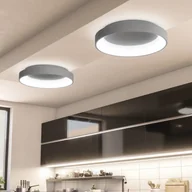 Lampy sufitowe - Wofi Lampa sufitowa LED Shay 3-Step-dim, szara, 39 cm - miniaturka - grafika 1