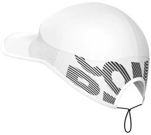 Compressport czapka biegowa z daszkiem PRO RACING CAP biała - Czapki i chusty sportowe męskie - miniaturka - grafika 5