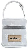 Torby i organizery dla mam - Cambrass Cambrass 39473 torba na smoczek, 8,5 x 8,5 x 11 cm, Etoile szara - miniaturka - grafika 1