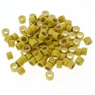 Pozostałe akcesoria fryzjerskie - Allepaznokcie Mikroringi z silikonem do przedłużania włosów 6 mm kolor Nr 8 woreczek 100 szt - miniaturka - grafika 1