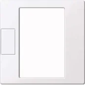 Wyłączniki światła i elektryczne - Merten meg5775 0325 zentralpl. f. Univers. Regulowane temperatury.wtyczkowe-wkładki m. dotykowy wyświetlacz o przekątnej, aktivws. GL., Sys.M - miniaturka - grafika 1