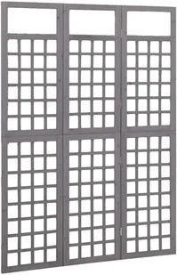 VidaXL Lumarko Parawan pokojowy 3-panelowy/trejaż, drewno jodłowe, 121x180 cm 316486 VidaXL - Parawany - miniaturka - grafika 3