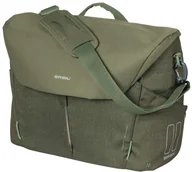 Sakwy rowerowe - Basil B-Safe Nordlicht Commuter Office Bag, olive green 2021 Sakwy 18069 - miniaturka - grafika 1