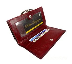 Nicole Portfel Damski Skórzany 14 cm Klamra Skóra Naturalna Z Klapką - Portfele - miniaturka - grafika 5