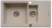 Zlewozmywaki - Pyramis KORFU 78x46 1 1/2B 1D wanilia 070062001 - miniaturka - grafika 1