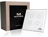 Systemy inteligentnych domów - MCO Home MCO Home Glass Touch Switch GEN5 (4 Buttons) Brit MCOETPS314 - miniaturka - grafika 1