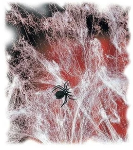 PartyDeco Dekoracja "Pajęczyna Nylon", biała, 60 g PH60-008 - Halloween - miniaturka - grafika 8