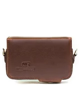 Akcesoria fotograficzne - MegaGear megagear "EVER Ready" skórzana kieszeń na aparat, Sony Cyber-shot DSC-HX90 V, DSC-hx80/B, Sony Cyber-shot DSC-WX500, brązowy MG1144 - miniaturka - grafika 1