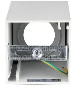 v-tac Oprawa Sufitowa V-TAC GU10 Kwadrat Natynkowa Biały 74x74x140mm VT-882 - Oprawy, klosze i abażury - miniaturka - grafika 4