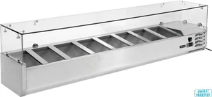 Yato WITRYNA CHŁODNICZA NADSTAWNA 7x1/4 GN YG-05322 - Szafy i witryny chłodnicze - miniaturka - grafika 4