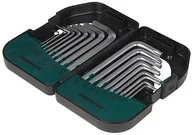 Klucze i nasadki - Silverline 341662 z gniazdem sześciokątnym i klucz torx, 18-częściowy zestaw 18-częściowy 341662 - miniaturka - grafika 1