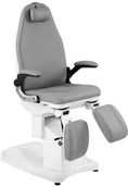Fotele kosmetyczne - FOTEL PODOLOGICZNY ELEKTRYCZNY AZZURRO 709A SZARY 709A SZARY - miniaturka - grafika 1