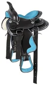 Siodła - PFIFF PFIFF Siodełko western, jasnoniebieskie Shetty 101593-23-Shetty - miniaturka - grafika 1