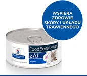 Mokra karma dla kotów - Hill`s Prescription Diet Prescription Diet Feline z/d Food Sensitivities - 24 x 156 g - miniaturka - grafika 1