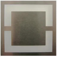 Oprawy, klosze i abażury - Oprawa LED Quadro 1 x 0 6 W biała zimna z czujką 1047 - miniaturka - grafika 1