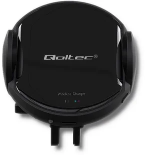 Qoltec Ładowarka indukcyjna samochodowa PRO z uchwytem iR | 15W | QC3.0 | USB typ C 51219 - Ładowarki samochodowe - miniaturka - grafika 2