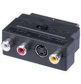 Inne akcesoria elektryczne - Redukcja Scart 3Cinch + Svhs - miniaturka - grafika 1