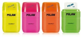 Milan 066255 temperówko-gumka Compact fluo 066255 - Temperówki - miniaturka - grafika 2