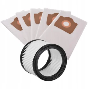 Makita Filtr Worki 5x 446L VC2512L VC2010L VC2012L - Filtry do odkurzaczy - miniaturka - grafika 2