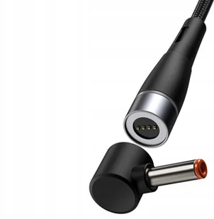 Baseus Kabel magnetyczny Zinc Magnetic USB-C do wtyk DC 4x1,7mm 100W PD 2m kątowy czarny) CATXC-T01 - Kable - miniaturka - grafika 13