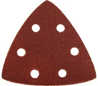Materiały ścierne - EXTOL PREMIUM EXTOL Papier ścierny, DELTA na rzep z 6 otworami, 20szt, P240 8803888 - miniaturka - grafika 1