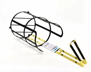 Lumarko Lumarko Zac stojak na papier black+gold 16x16xh62cm! HTWM2321 3 Mondex - Pozostałe akcesoria kuchenne - miniaturka - grafika 3