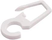 Karnisze - Gardinia Agrafka do kółka 14 mm biała - miniaturka - grafika 1