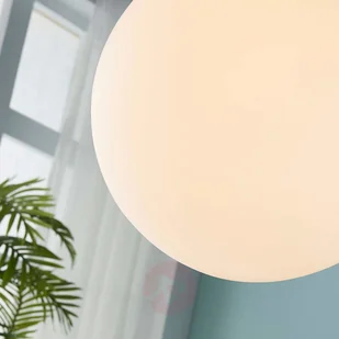 Lampa wisząca Marike, szkło opalowe, biała - Lampy sufitowe - miniaturka - grafika 4