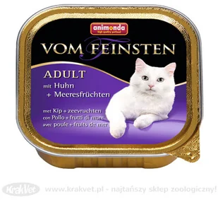 Animonda Vom Feinsten CAT Adult Kurczak z owocami morza 100g - Mokra karma dla kotów - miniaturka - grafika 4