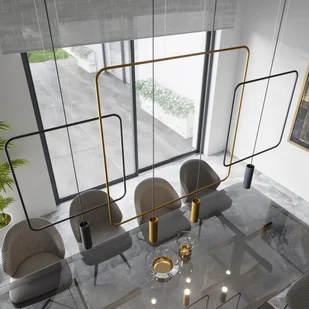 Lampa wisząca RANA 2 CZARNA TH.019CZ - Lampy sufitowe - miniaturka - grafika 7